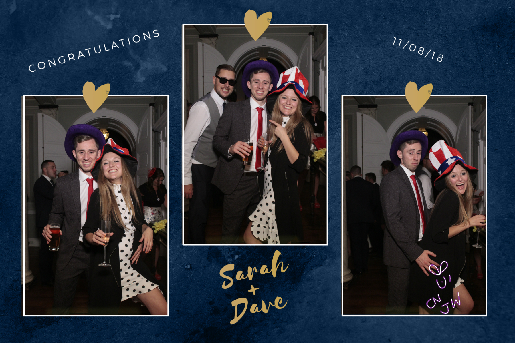 Sarah & Dave's Wedding | View more photos from the event at gallery.myphotoboothexperience.co.uk/u/MyPhotoBoothExperienceLtd/Sarah-Daves-Wedding